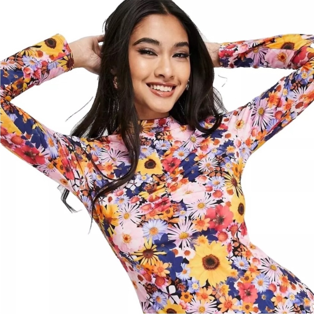 Never Fully Dressed Floral Midi Dress